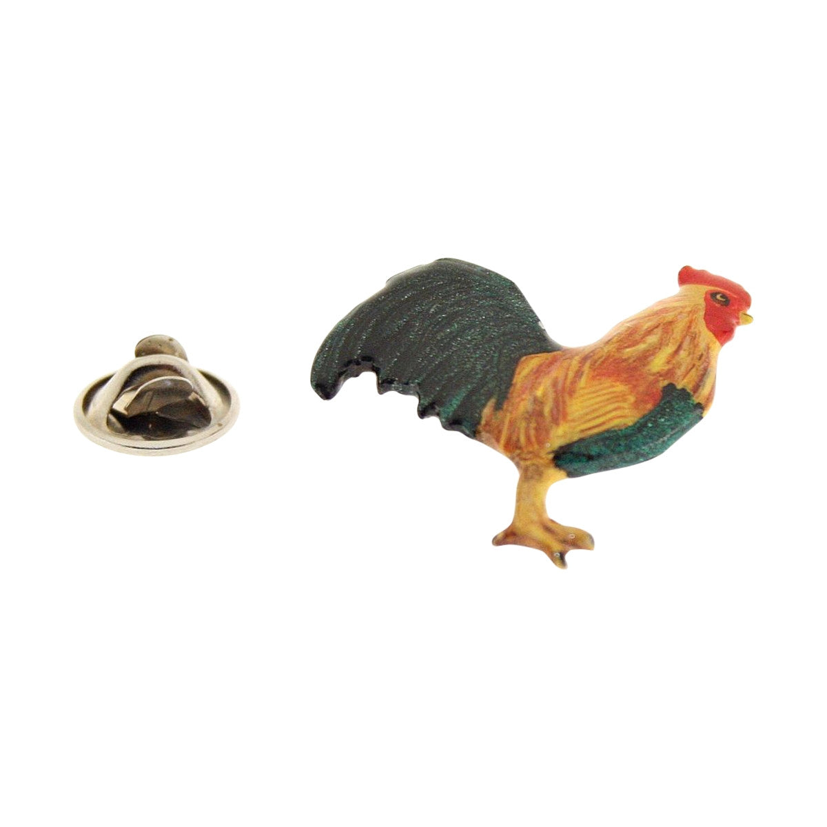 Rooster Pin ~ Hand Painted ~ Lapel Pin ~ Hand Painted Lapel Pin ~ Sarah's Treats & Treasures